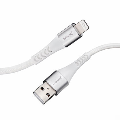 INTENSO Cable USB-A to Lightning 7902102 1.5 m, Nylon white