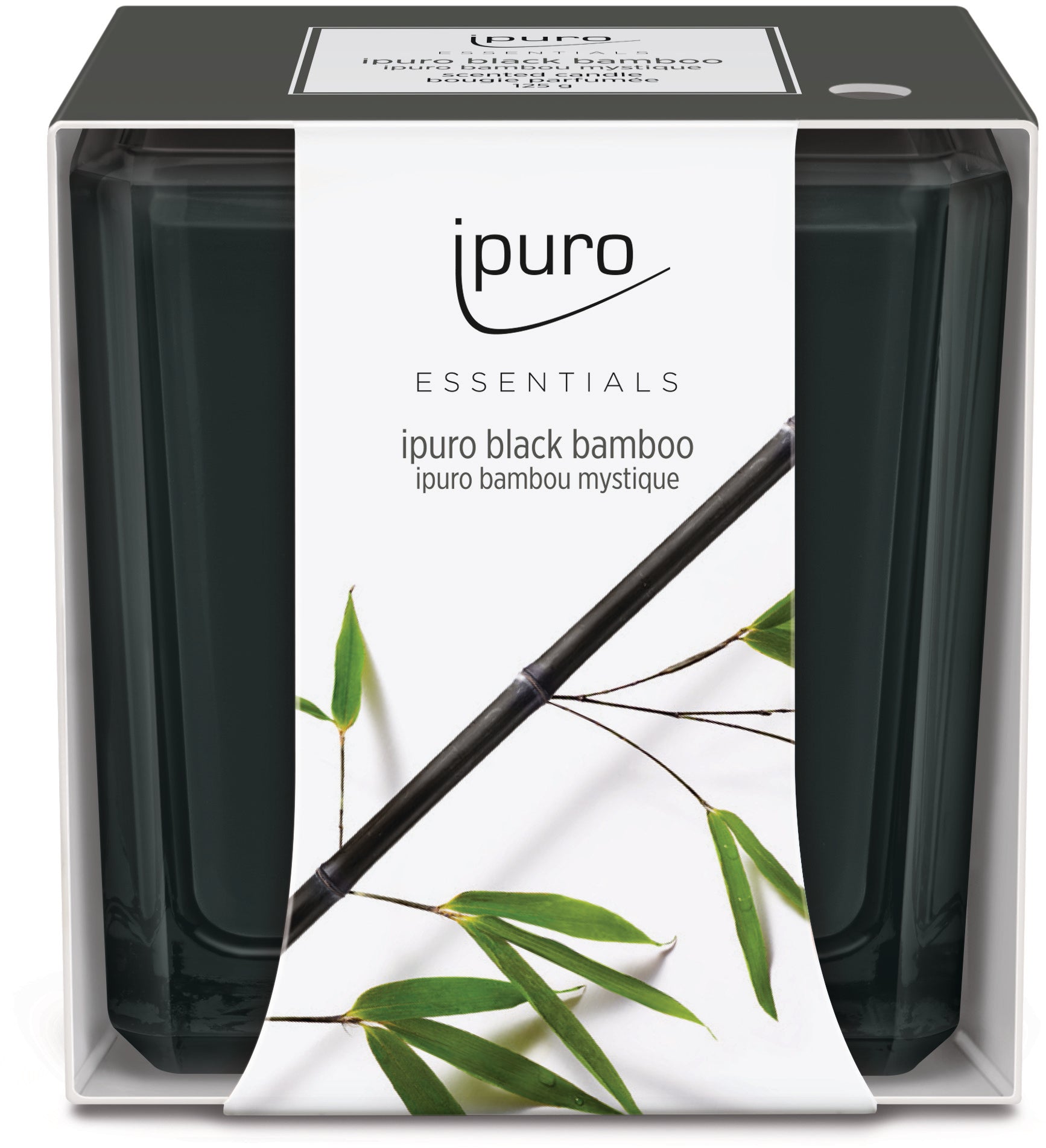 IPURO Duftkerze Essentials 051.1208 black bamboo 125g