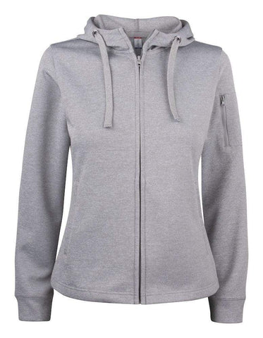 Damen Basic Active Hoodie Full Zip