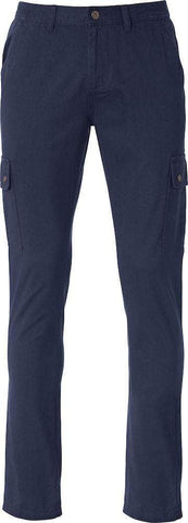 Clique Unisex Hose in Baumwoll Twill mit geraden Beinen-Cargo Pocket