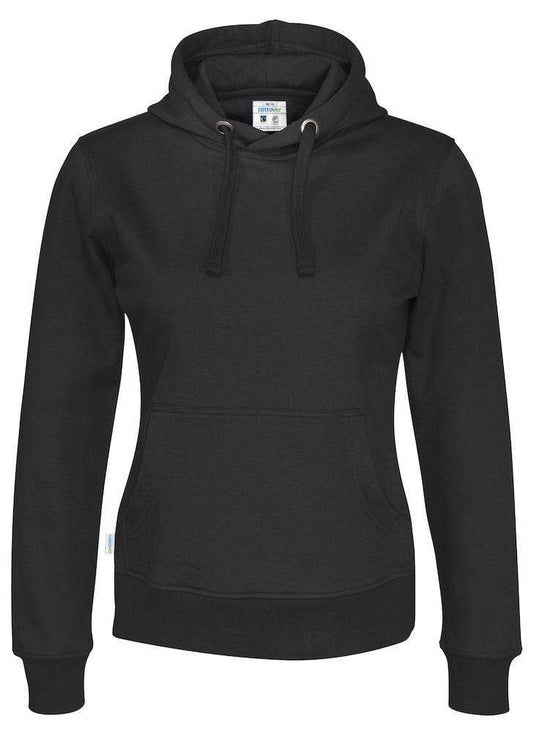Damen Hoodie mit Kapuzen aus Sweatshirt Stoff-Hood Lady