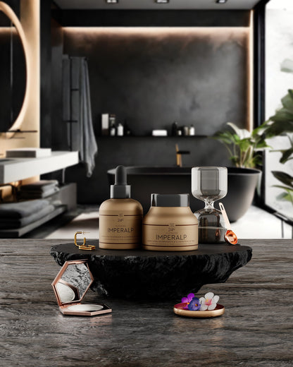 Presentlåda Grädde Kaviar & Guld + Serum Kaviar & Guld Imperalp