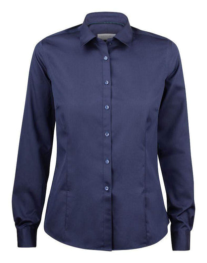 J.Harvest & Frost Damen Button-Up Bluse 'Green Bow 01'