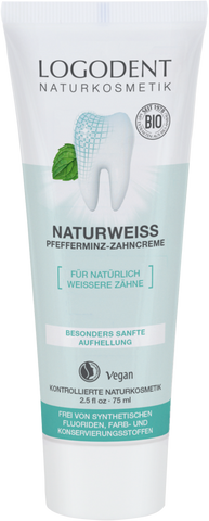 LOGONA Zahncreme Naturweiss Pfefferminz