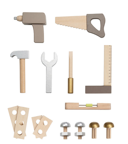 JABADABADO Werkzeugbank 55x30x78cm C2555 grau