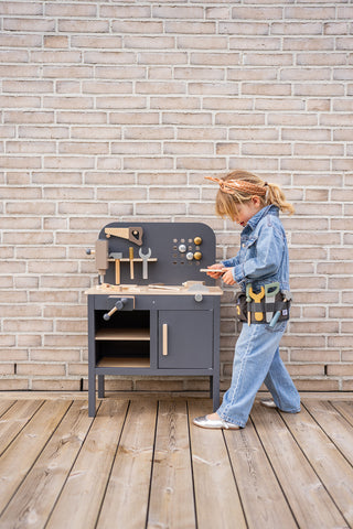 JABADABADO Werkzeugbank 55x30x78cm C2555 grau