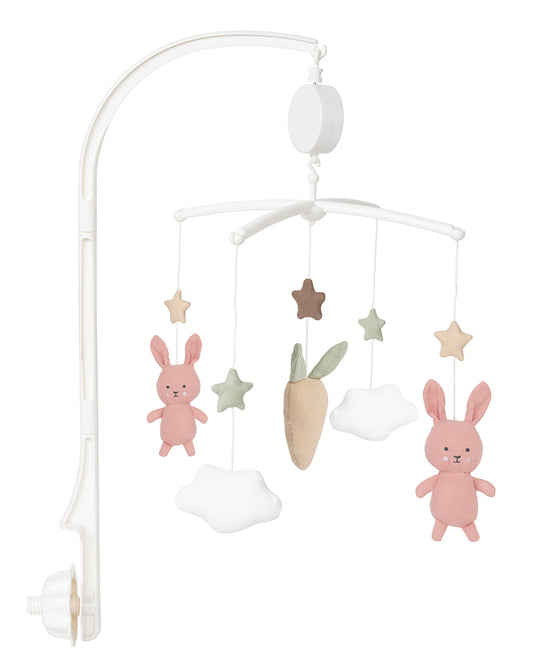 JABADABADO Mobile mit Musik Hase K113 rosa