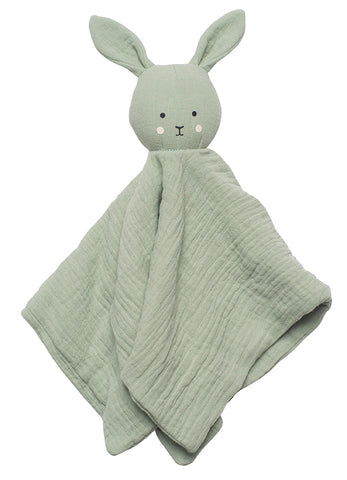 JABADABADO Schmusedecke Hase 39x39cm K114 grün