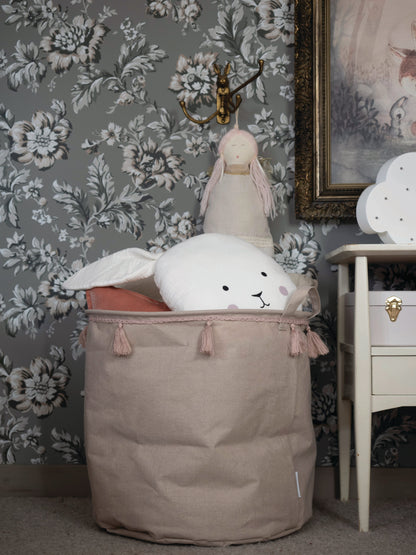 JABADABADO Kissen Hase N0146 weiss 25x45cm