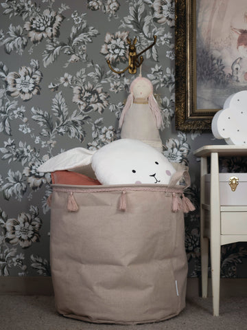 JABADABADO Kissen Hase N0146 weiss 25x45cm