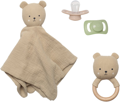 JABADABADO Geschenkset Kuschelteddy S1024 beige 4-teilig
