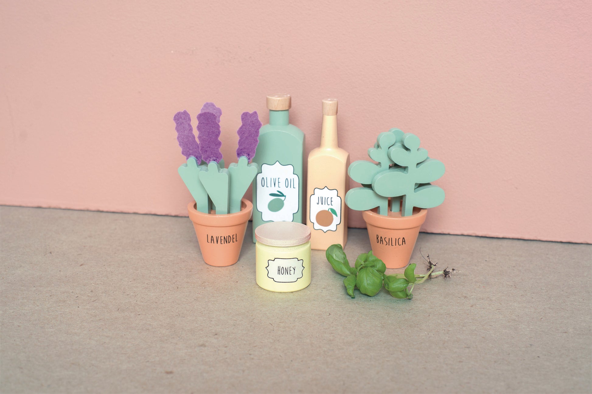 JABADABADO Marktstand W7193 Lebensmittel 40x30x78cm