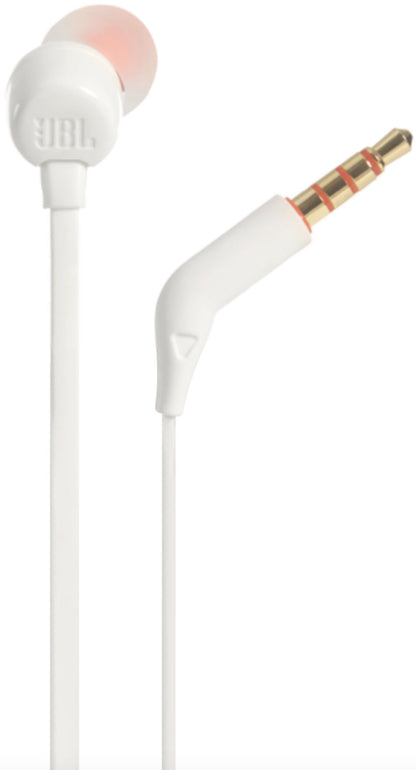 JBL Kopfhörer T110, weiss JBL-T110WHT weiss, in-Ear