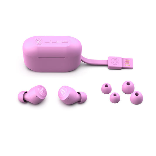 JLAB Go Air Pop Earbuds IEUEBGAIRPOPRPNK124 True Wireless, Pink