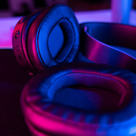 JLAB Nightfall Gaming Headset IEUGHBNHTFALLRBLK4 Wireless, Black