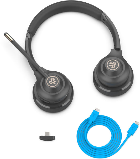 JLAB Go Work Headset IEUHBGOWORKRBLK4 Wireless, Black