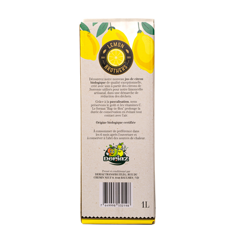 Lemon Brothers - Succo di Limone Biologico - Delizia Fresca Pressata 🍋✨