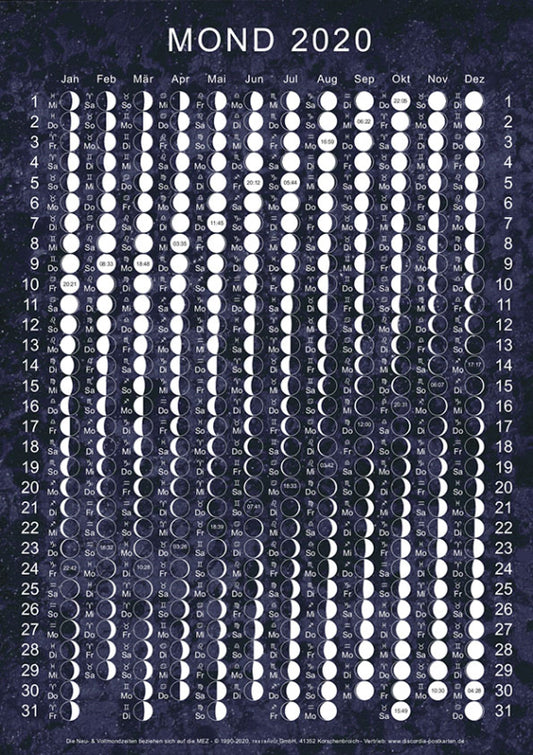 TREIBHOLZ Mond 2024 Grösse A4