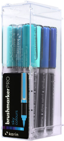 KARIN Brush Marker PRO 27C2 Sky colours 12 Stück