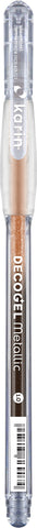 KARIN Gelpen DECOGEL 1.0 METALLIC 30Z306 orange