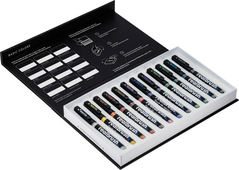KARIN Real Brush 0.4mm 33C1 Pigment, Basic Farben