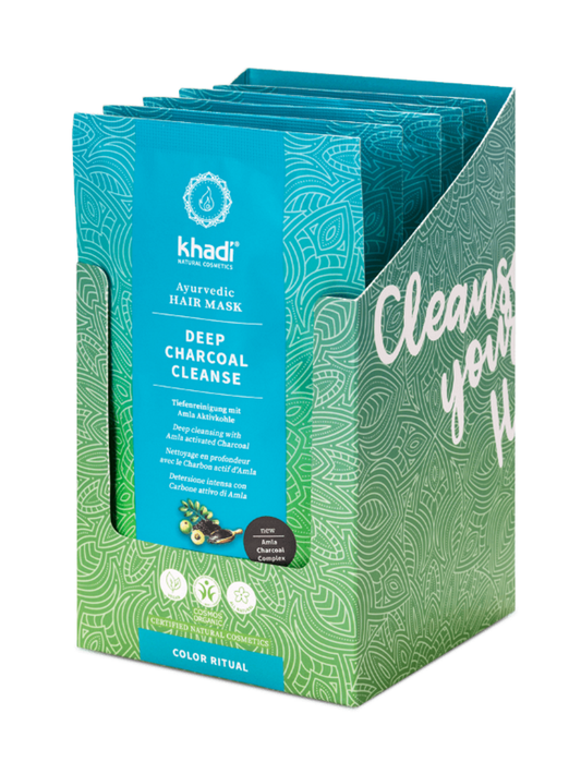 KHADI Haarmaske Deep Charcoal Cleanse