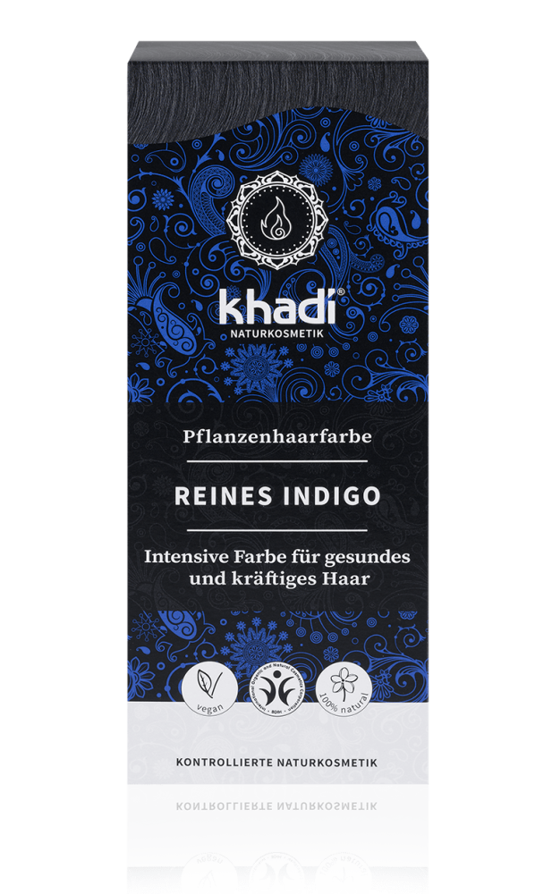 KHADI Pflanzenhaarfarbe Reines Indigo