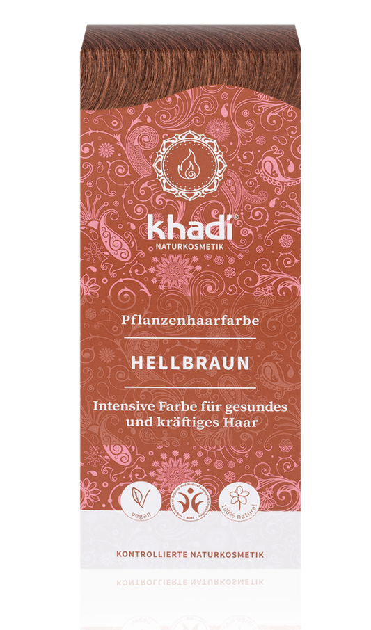 KHADI Pflanzenhaarfarbe Hellbraun