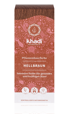 KHADI Pflanzenhaarfarbe Hellbraun