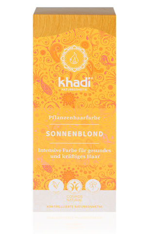 KHADI Pflanzenhaarfarbe Sonnenblond