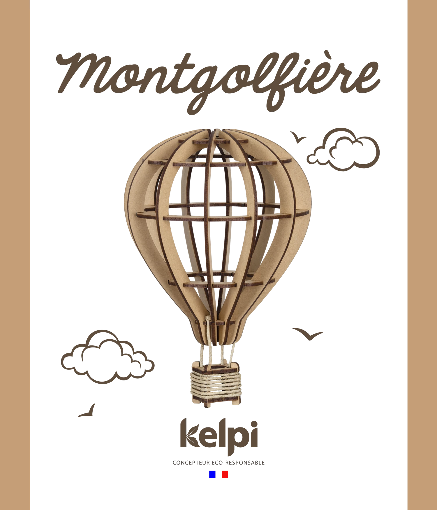 LUFTBALLON HOLZ (FR-EN-ES-IT-DK-NL)