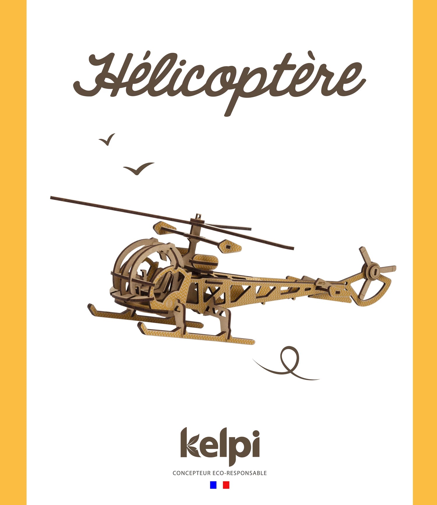 HUBSCHRAUBER GELB (FR-EN-ES-IT-DK-NL)