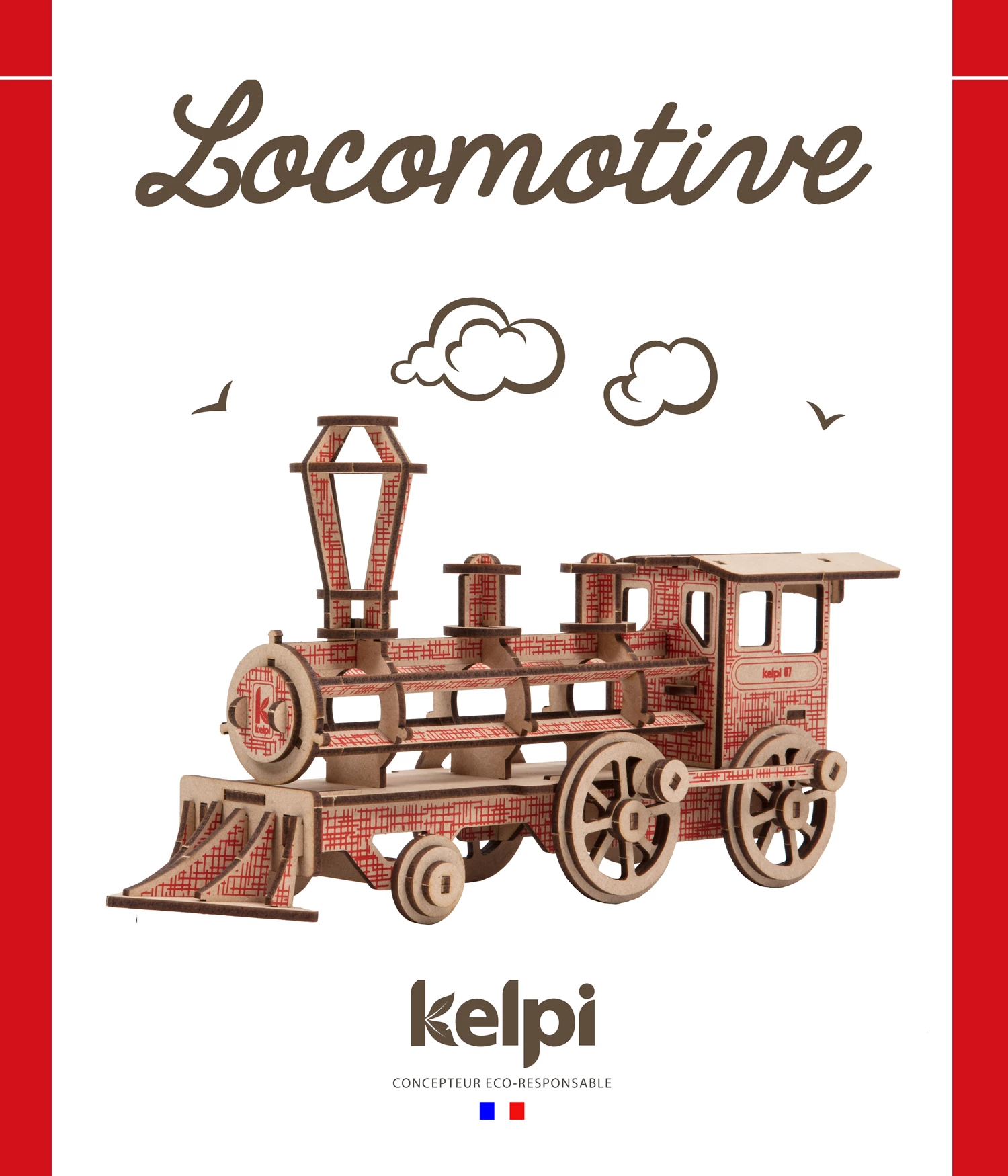 LOKOMOTIVE ROT (FR-EN-ES-IT-DK-NL)