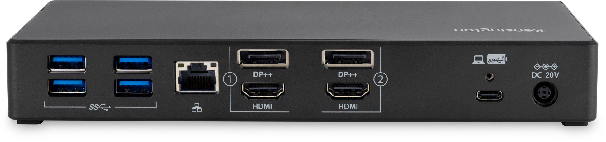 KENSINGTON Duale 4K Dockingstation K33603EU USB-C & USB-A blk