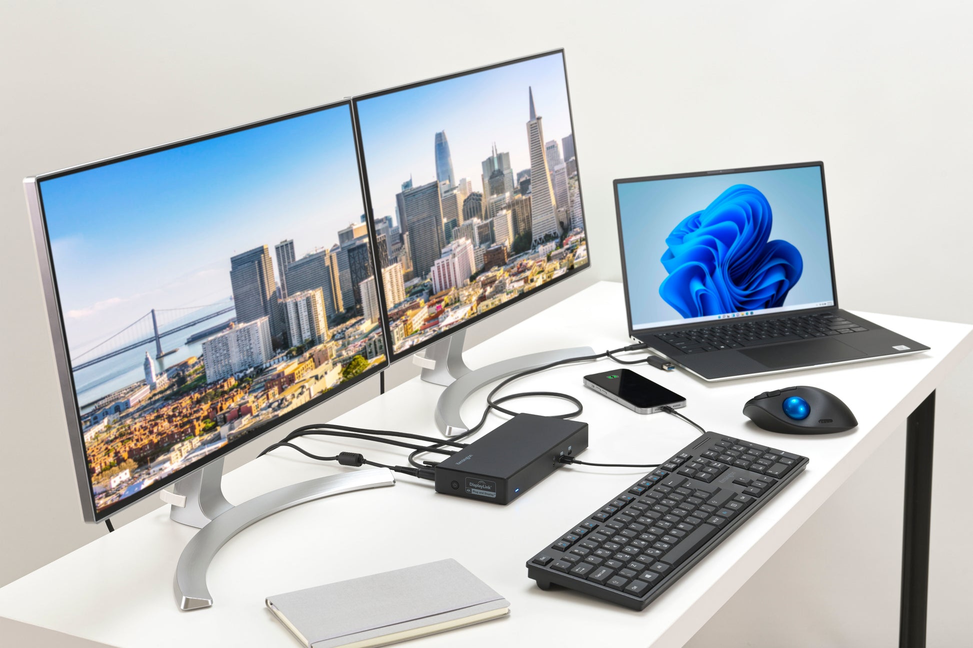 KENSINGTON Duale 4K Dockingstation K33603EU USB-C & USB-A blk