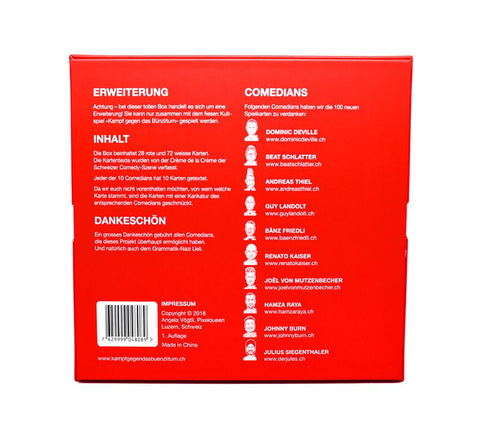 Kampf gegen das Bünzlitum - Comedy-Erweiterung