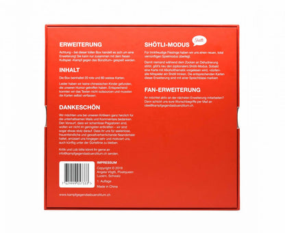 Kampf gegen das Bünzlitum - Shötli-Erweiterung