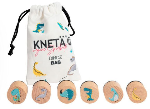 KNETÄ Holzstempel-Set Dinoz