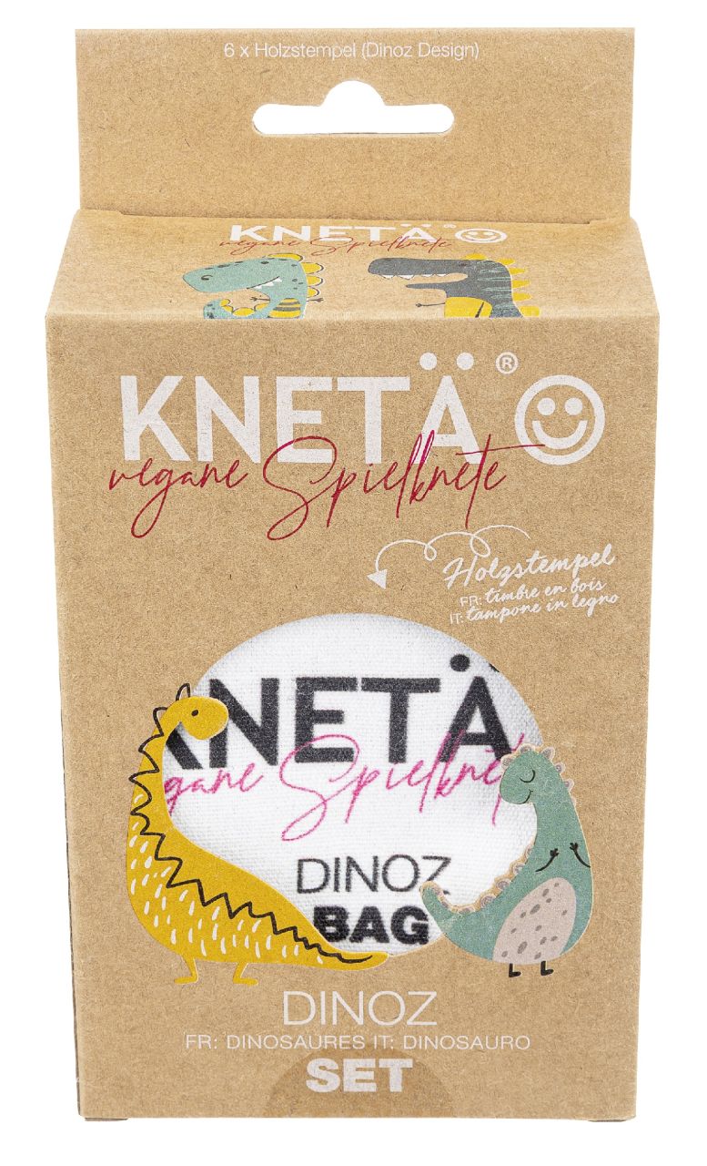 KNETÄ Holzstempel-Set Dinoz