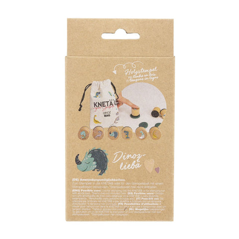 KNETÄ Holzstempel-Set Dinoz