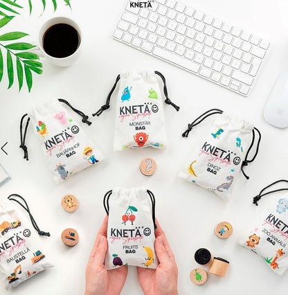 KNETÄ Holzstempel-Set Dinoz