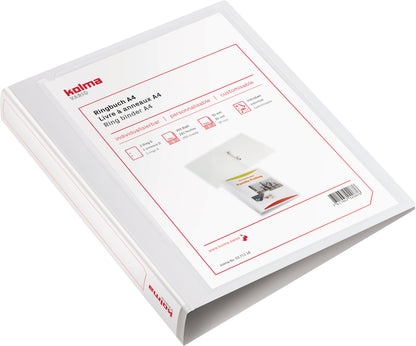KOLMA Ringbuch Vario Light A4 02.712.16 weiss, 4.8 cm, 2-Ring