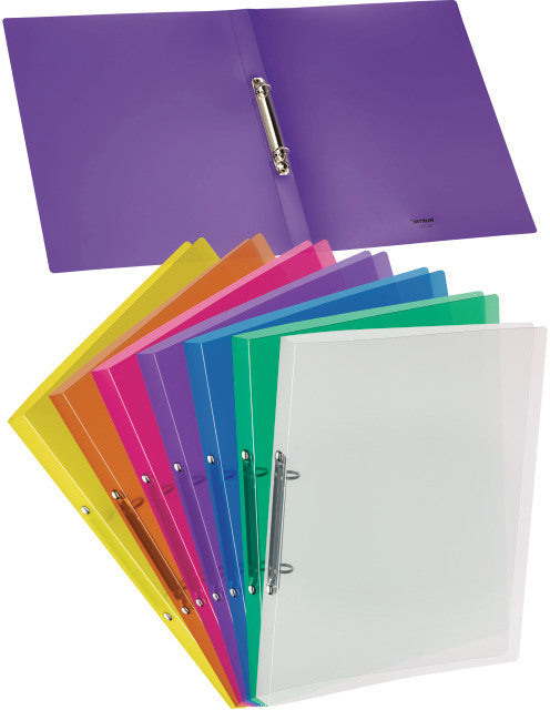 KOLMA Ringbuch Easy soft A4 02.804.13 violett, 2-Ring, 2.1cm