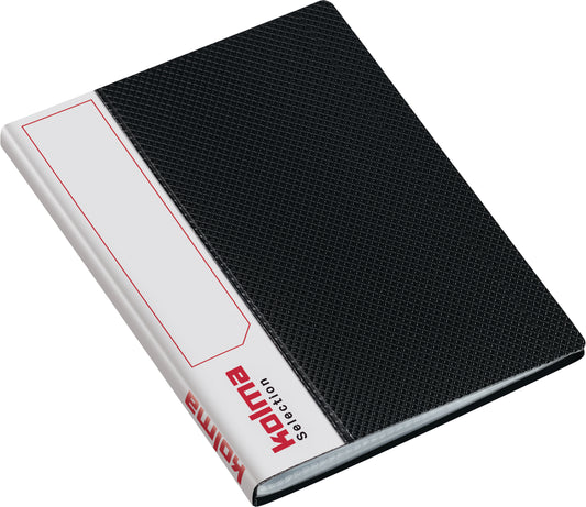 KOLMA Sichtbuch Selection A6 03.709.06 schwarz 20 Taschen