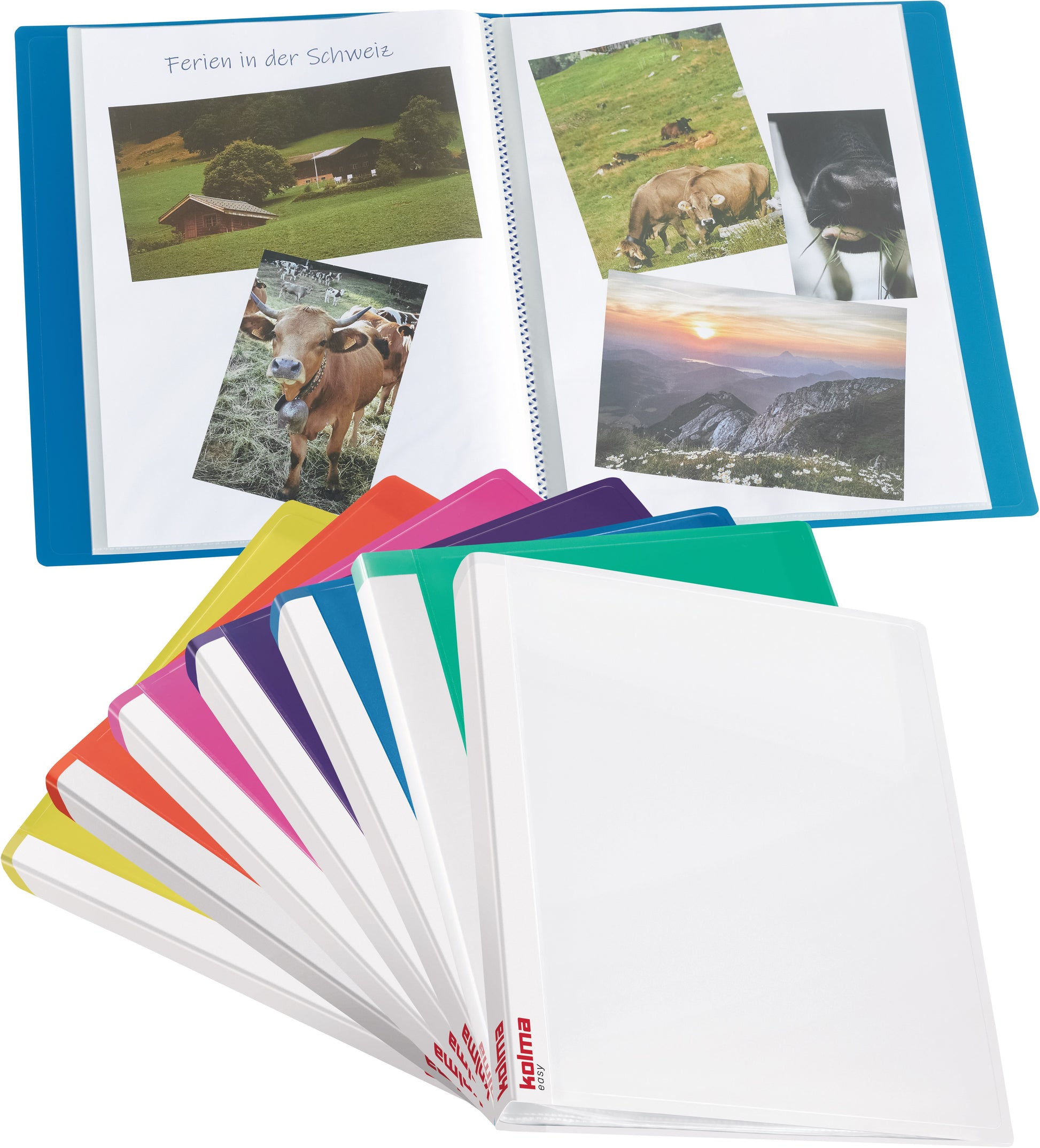 KOLMA Sichtbuch Easy A4 03.751.00 transparent 10 Taschen