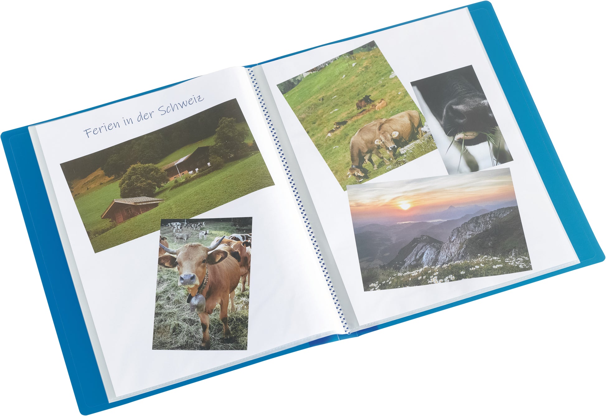 KOLMA Sichtbuch Easy A4 03.752.05 blau 20 Taschen