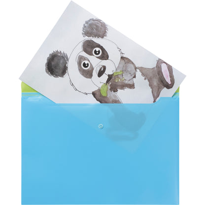 KOLMA Dokumententasche Doppia A4 08.152.20 blau/grün