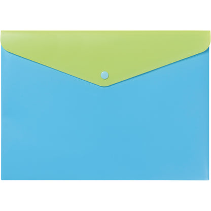 KOLMA Dokumententasche Doppia A4 08.152.20 blau/grün