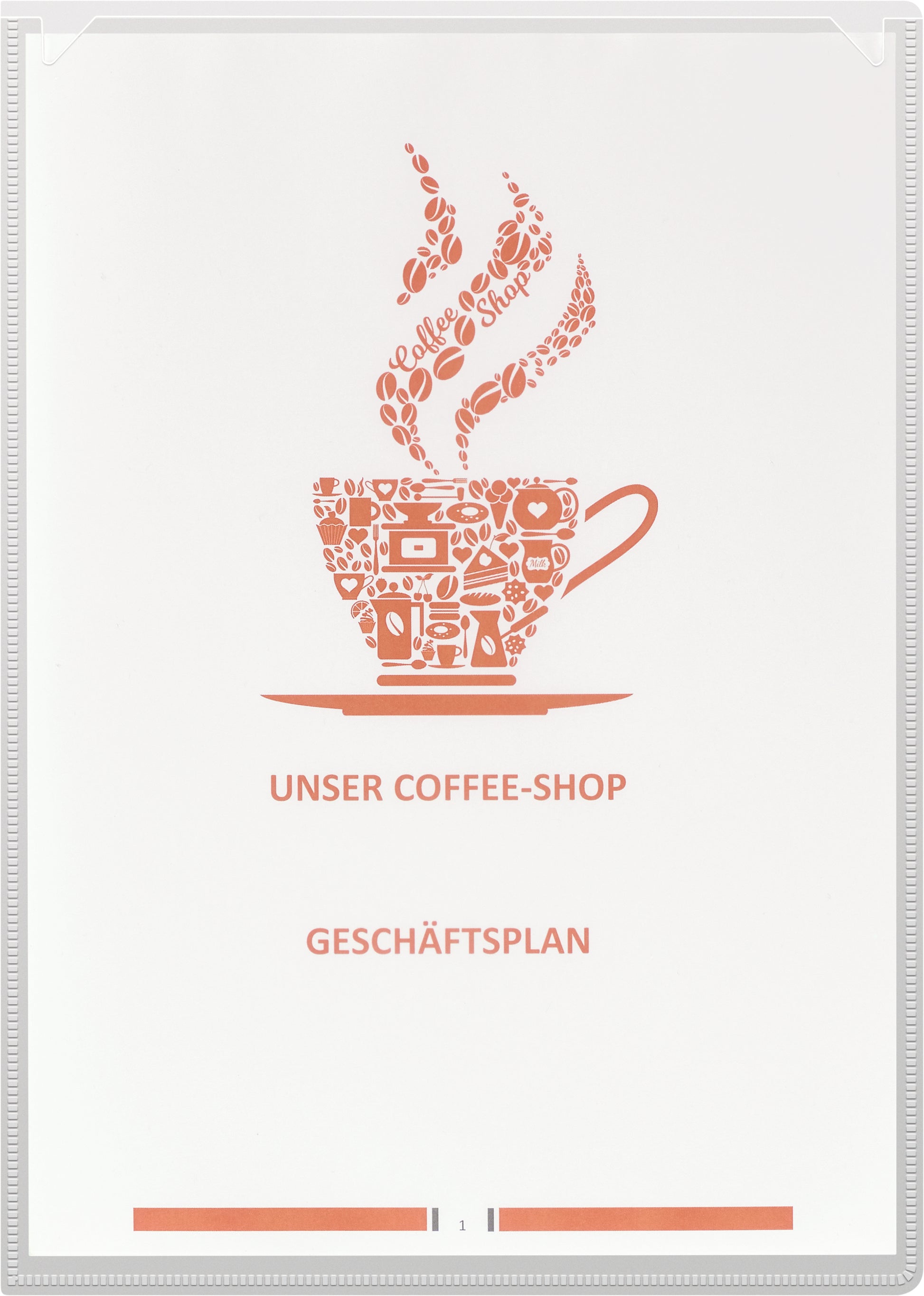 KOLMA Präsentationsmappe Vario A4 10.010.00 transparent, Fronttasche