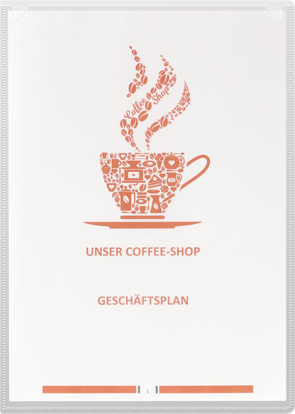 KOLMA Präsentationsmappe Vario A4 10.010.00 transparent, Fronttasche